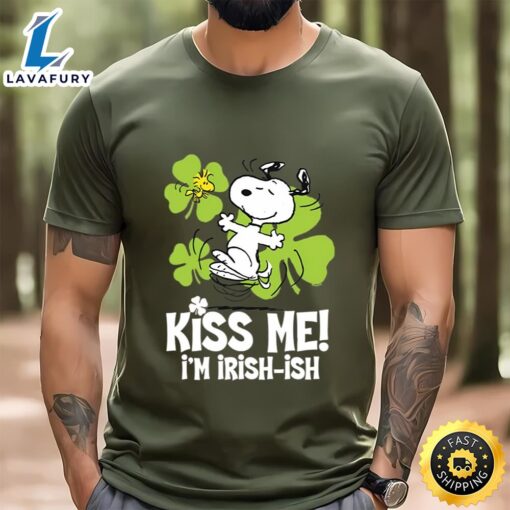 St Patrick Day Peanuts Snoopy St Patricks Irishish Shirts