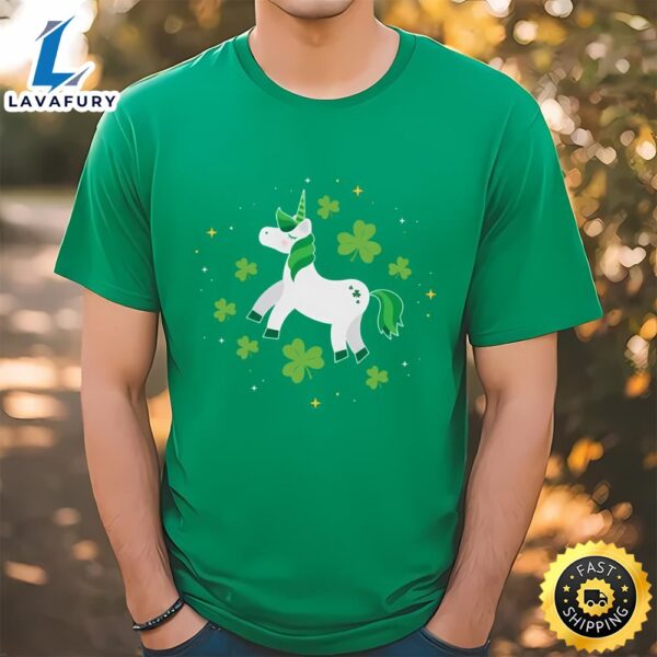 St Patrick’s Day Unicorn Lepricorn T-Shirt