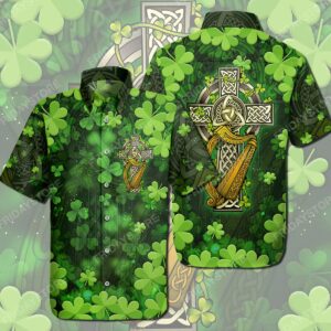 St Patricks Day Hawaiian Shirt…
