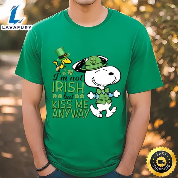 St Patricks Day Snoopy I’m Not Irish But Kiss Me Anyway St…