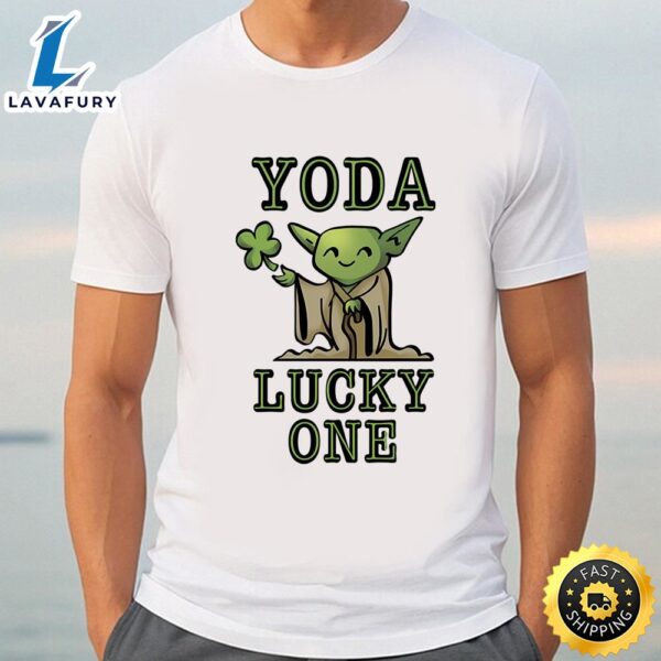 Star Wars St. Patrick’s Day Cartoon Yoda Lucky Shirt