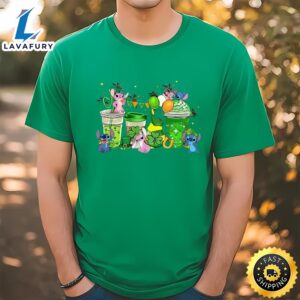 Stitch And Angel St Patrick’s Day Coffee Cup Shirt