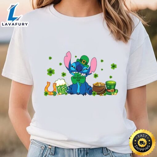 Stitch Green St Patrick’s Day T-Shirt