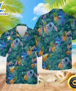 Stitch Hawaiian Shirt Disney Gift…
