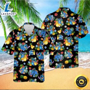 Stitch Hawaiian Shirt Disney Hawaiian…
