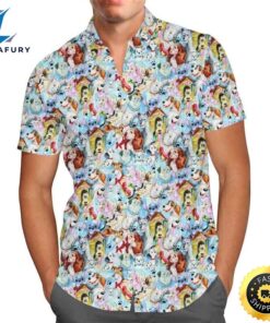 Stitch Hawaiian Shirt Disney Pattern…