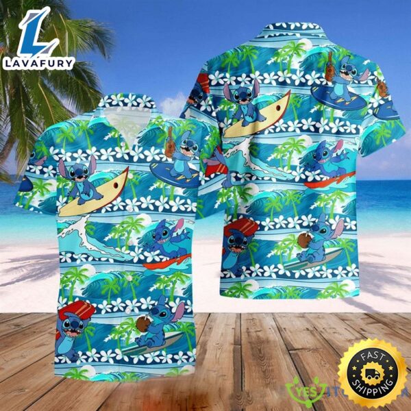 Stitch Hawaiian Shirt Lilo Stitch Beach Stitch Summer For Men And Women