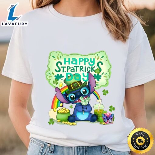 Stitch On Saint Happy Patrick’s Day Shirrt