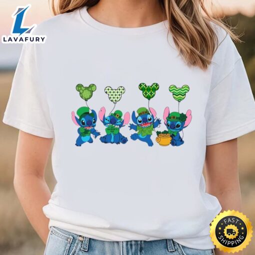 Stitch St. Patrick’s Day, Stitch Shamrock T-Shirt