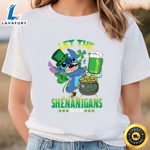 Stitch St Patrick’s Day Gift T-Shirt