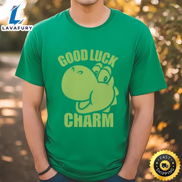 Super Mario St. Patrick’s Day Yoshi Good Luck Charm T-Shirt