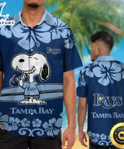 Tampa Bay Rays Snoopy Hawaiian…