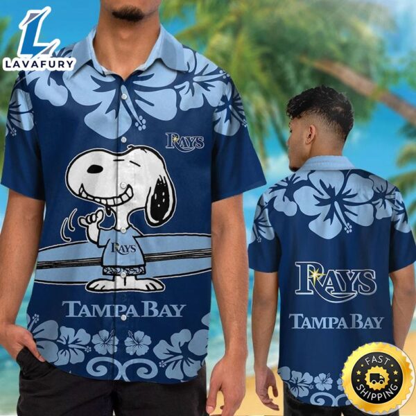 Tampa Bay Rays Snoopy Hawaiian Shirt