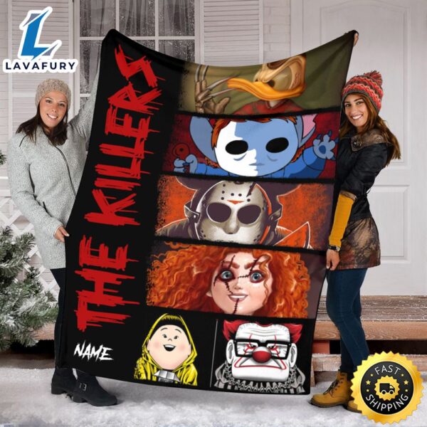 The Killers Blanket Cartoon Cosplay Horror Characters Blanket Horror Throw Scary Movie