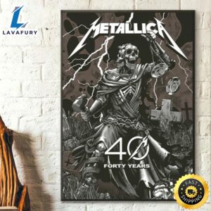 The M72 Metallica 40 Year Anniversary Poster