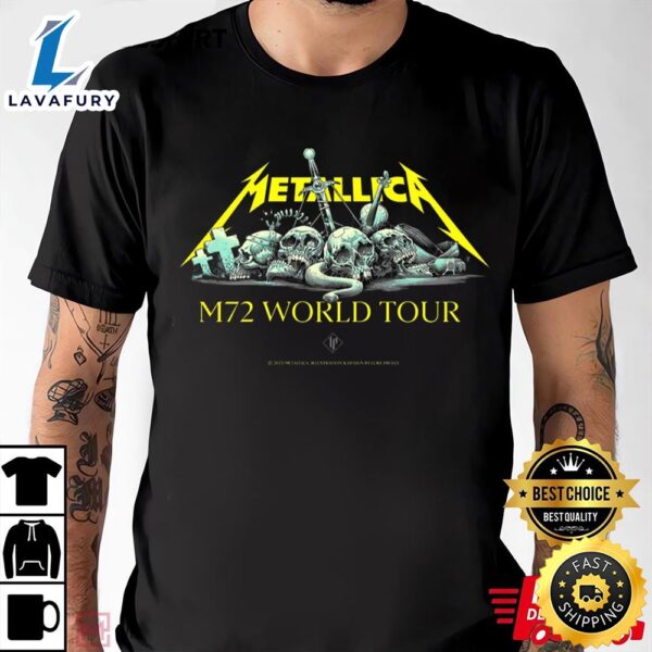 The M72 Metallica M72 World Tour M72 Amsterdam Shirt