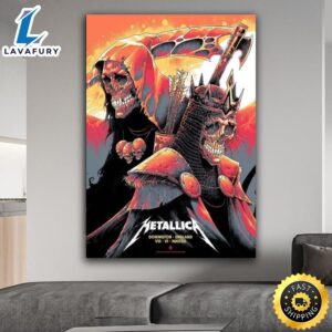 The M72 World Tour Metallica Donington Park England Poster