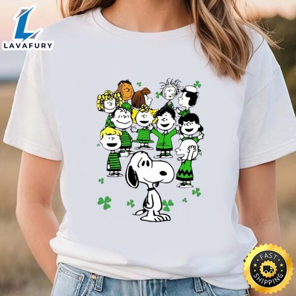 The Peanuts Characters Happy St Patrick’s Day Shirt