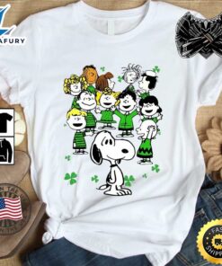 The Peanuts characters happy St…