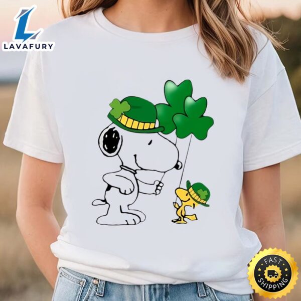 The Snoopy And Woodstock Happy St Patrick’s Day Shirt