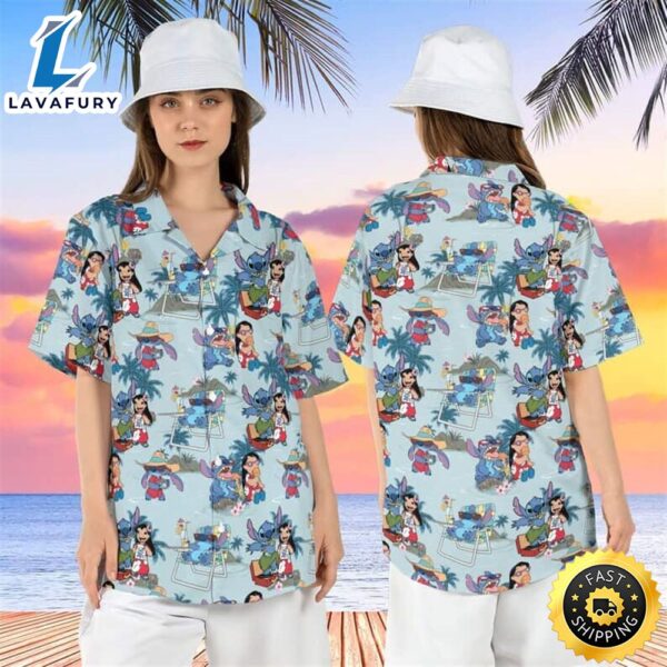 Trending Lilo And Stitch Hawaiian Shirt Cute Gift For Beach Trip