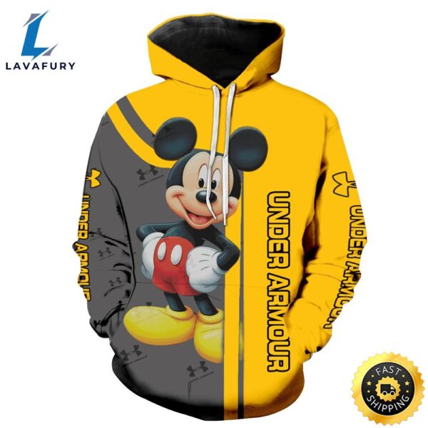 UA Mickey Mouse 3D Full Over Print Shirt