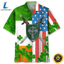 Usa Irish St.Patrick Day Trendy Hawaiian Shirt