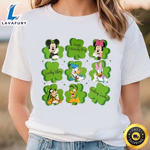 Vintage Mickey And Friends Happy St Patricks Day Shirt