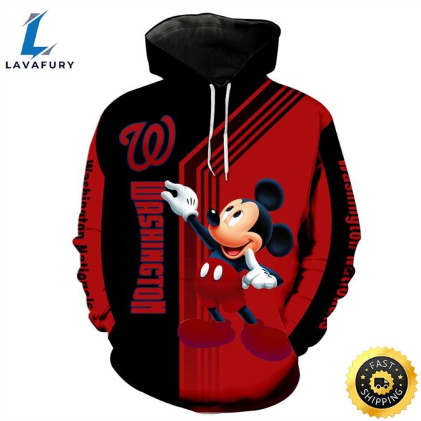 WN Mickey Mouse 3D Full Over Print Shirt