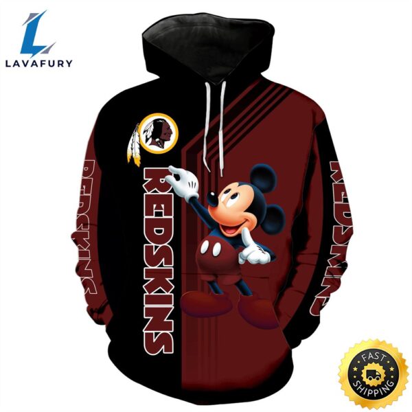 WR Mickey Mouse 3D Full Over Print Shirt