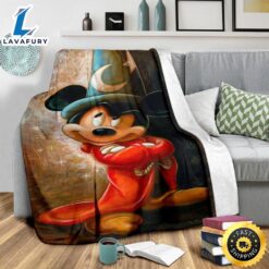 Wizard Mickey Fleece Blanket Fans 3