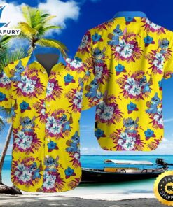 Yellow Aloha Disney Stitch Hawaiian…