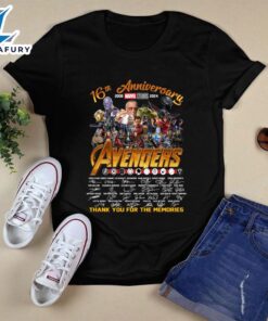 16th Anniversary 2008 2024 Marvel Studios Avengers Thank You For The Memories Shirt