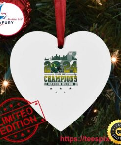 2024 Fiesta Bowl Champions Skyline Oregon Ducks Ornament