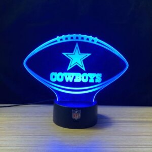 3d Led Lampe Dallas Cowboys…