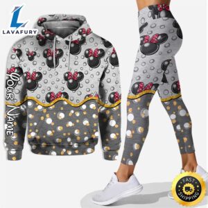 50 Magical Years Disney Cute Mickey Mouse Blue Hoodie And Legging Set