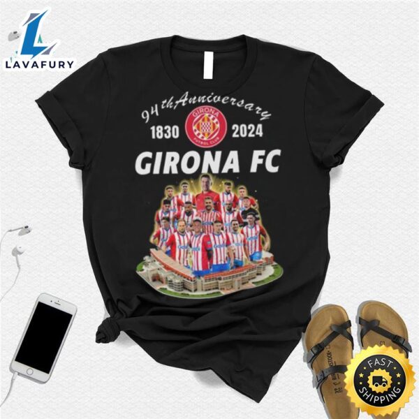 94th Anniversary 1830 2024 Girona Fc Shirt