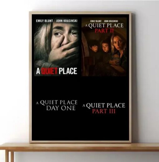 A Quiet Place Day One 2024 Movie Poster Decor For Any Room