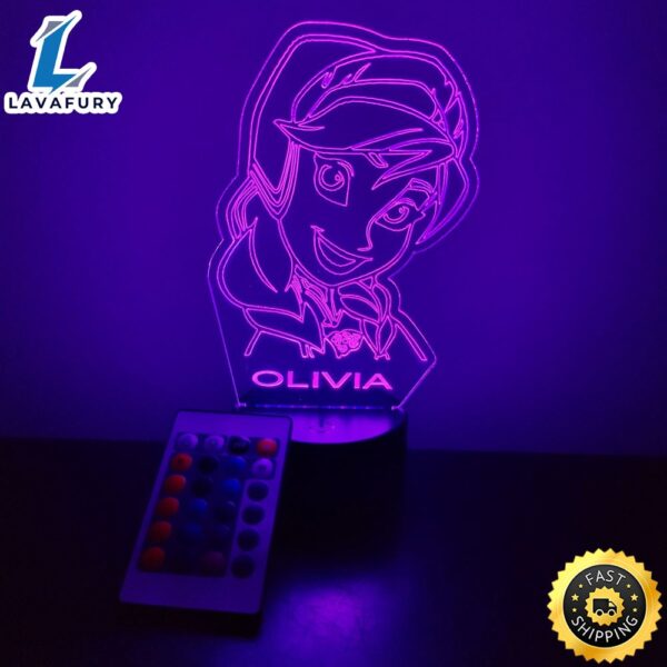 Anna 3d Lamp Personalized 4