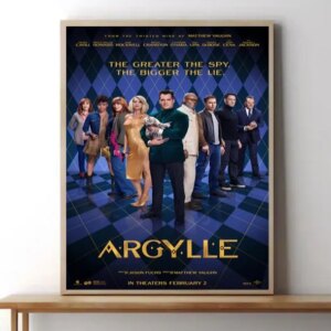 Argylle Movie Home Decor Poster Canvas