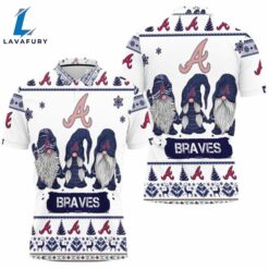 Atlanta Braves Christmas Gnomes Polo…