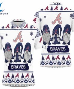 Atlanta Braves Christmas Gnomes Polo…