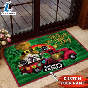 Atlanta Falcons NFL-Custom Doormat For The Celebration Of Saint Patrick’s Day