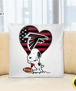 Atlanta Falcons NFL Football The Peanuts Movie Adorable Snoopy Pillow Square Pillow