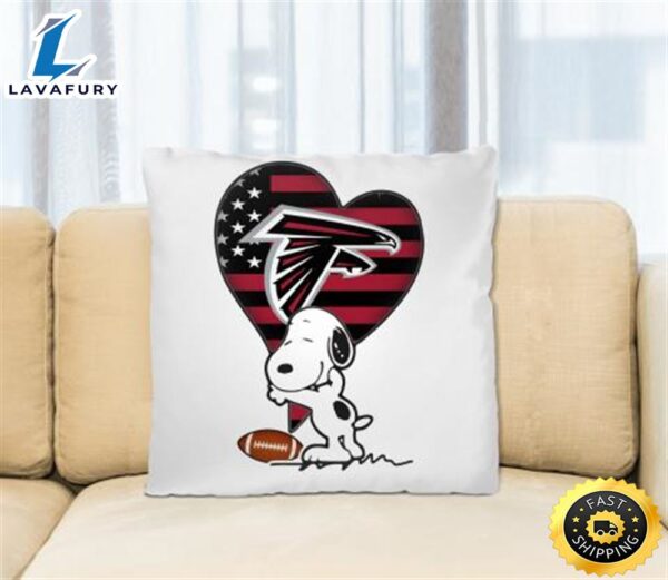 Atlanta Falcons NFL Football The Peanuts Movie Adorable Snoopy Pillow Square Pillow