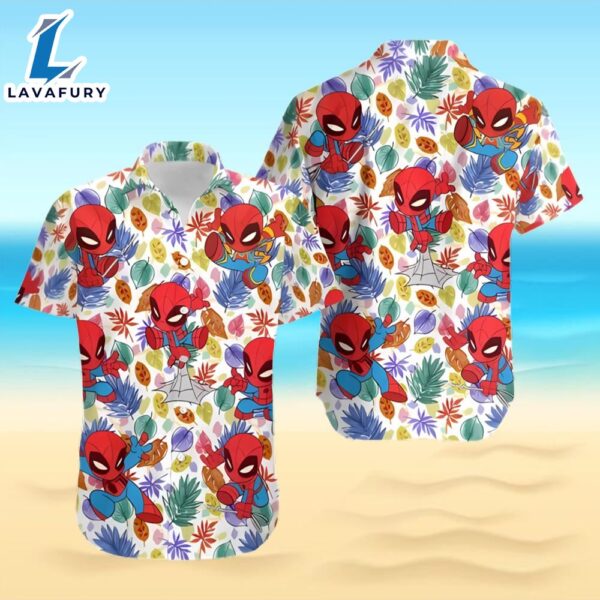 Avengers Superhero Spider Man Tropical Hawaiian Shirt
