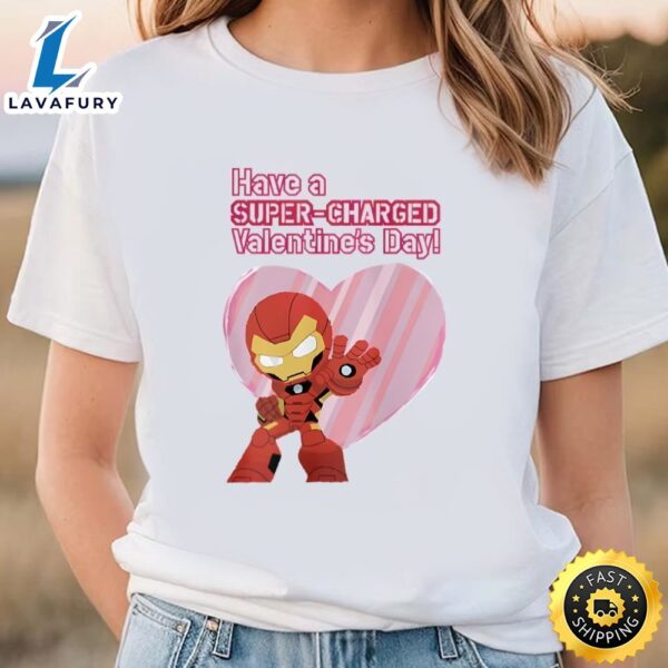Avengers Valentine’s Day Iron Man Super Charged T-Shirt