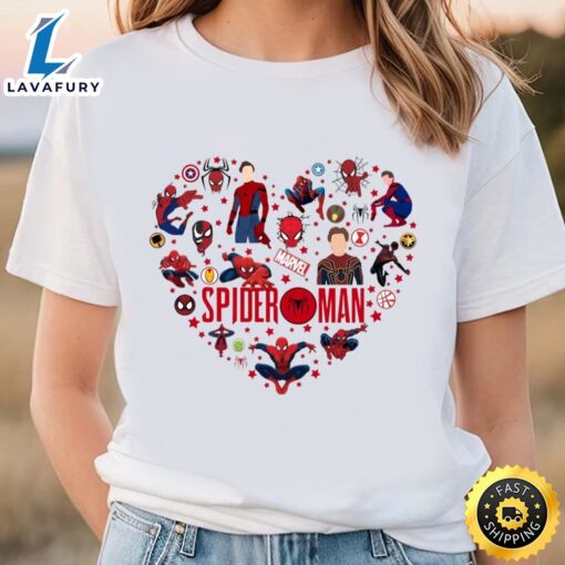 Avengers Team No Way Home Valentines Day Spiderman Shirt