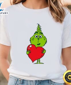 Baby Grinch Holding Heart Valentine…