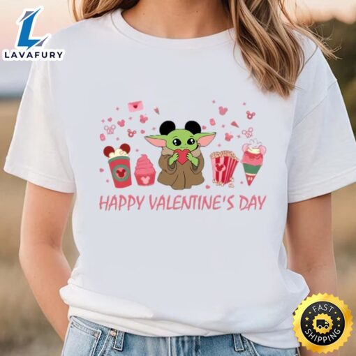 Baby Yoda Valentine Shirt, Star War Valentine Shirt